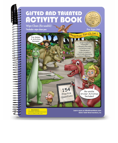 WIPE CLEAN Activity Book Volume 1 –  (OLSAT)